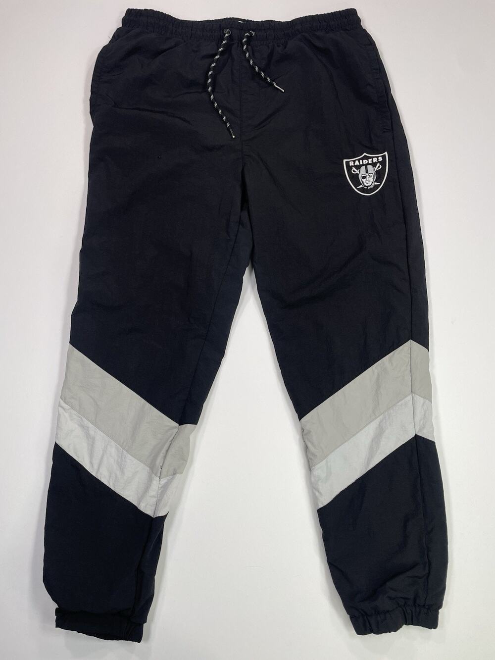 Vtg Raiders Windbreaker Pants Men’s Large NFL Las Vegas Oakland Embroidered